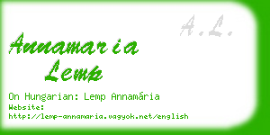 annamaria lemp business card